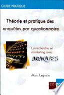Théorie et pratique des enquêtes par questionnaire