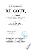 Théorie morale du gout