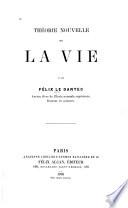 Théorie nouvelle de la vie