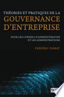 Théories et pratiques de la gouvernance d'entreprise