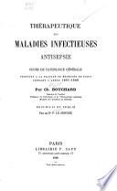 Thérapeutique des maladies infectieuses