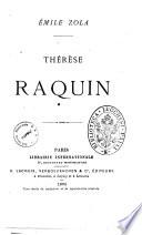 Therese Raquin Emile Zola