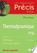 Thermodynamique PTSI
