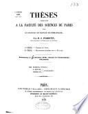 Theses de mathematiques