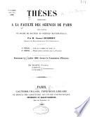 Theses de mathematiques