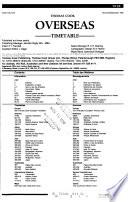 Thomas Cook Overseas Timetable