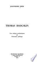 Thomas Hodgskin