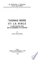 Thomas More et la Bible