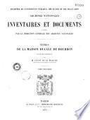 Titres de la maison ducale de Bourbon