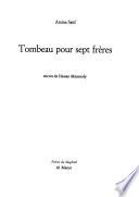 Tombeau pour sept frères