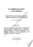Tome XVI La religion des astres ou le sabéisme