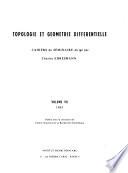 Topologie Et Géométrie Différentielle