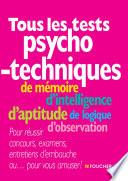 Livre Tous les tests psychotechniques 2e édition