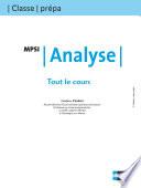 Tout le cours - Analyse - MPSI