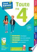 Tout savoir 4e - Tout en un