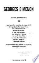 Tout Simenon: suppl.] Simenon à l'écran