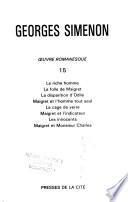 Tout Simenon: Œuvre romanesque