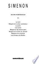 Tout Simenon Volume 11 : Le train