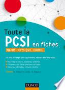 Toute la PCSI en fiches - 2ed