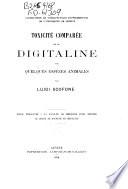 Toxicité comparée de la digitaline sur quelques espèces animales