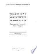 Traditions agronomiques européennes