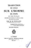Traduction de l'Essai sur l'homme de Pope