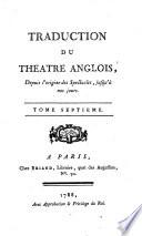 Traduction du théâtre anglois ...