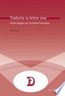 Traduire la lettre vive