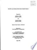 Traffic Load Forecasting for Pavement Design