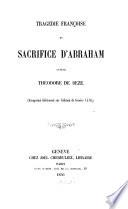 Tragedie Françoise du Sacrifice d'Abraham