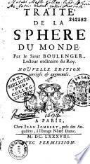 Traicté de la sphère du monde...