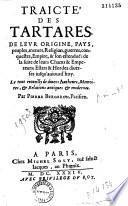 Traicté des Tartares