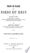 Trains de plaisir des bords du Rhin, etc