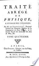 Traite Abrege De Physique A L'Usage Des Colleges