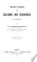 Traité clinique des maladies des Européens au Sénégal