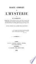 Traité complet de l'hystérie