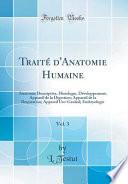 Traité d'Anatomie Humaine, Vol. 3