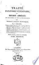 Traité d'anatomie vétérinaire