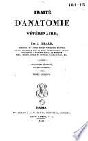 Traité d'anatomie vétérinaire. Tome premier [-second]