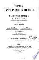 Traité d'astronomie sphérique et d'astronomie pratique