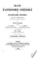 Traité d'astronomie sphérique et d'astronomie pratique par m. F. Brünnow