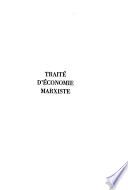 Traité d'économie marxiste