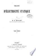 Traité d'électricité statique