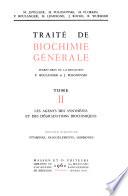 Traité de biochimie générale