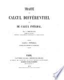 Traite de calcul differentiel et de calcul integral par J. Bertrand