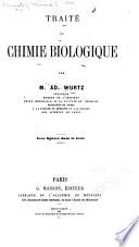 Traité de chimie biologique