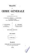 Traité de chimie générale, analytique industrielle et agricole