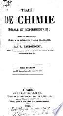 Traité de chimie générale et expériméntale