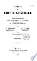 Traité de chimie génerale...