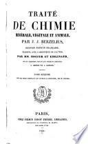 Traité de chimie minerale, végétale et animale